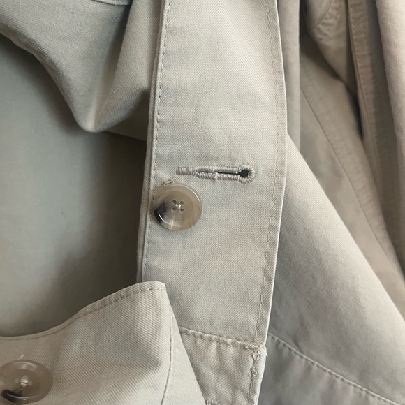 Polo by Ralph Lauren Khaki Button Down Utility Jacket 100% Cotton Size Medium - Picture 6 of 13